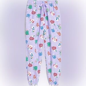 Old Navy Women’s Purple Mugs Pajama Pants
